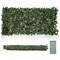 Costway 120" x 40" Artificial Lily Leaf Privacy Fence Sun-protective Greenery Backdrop